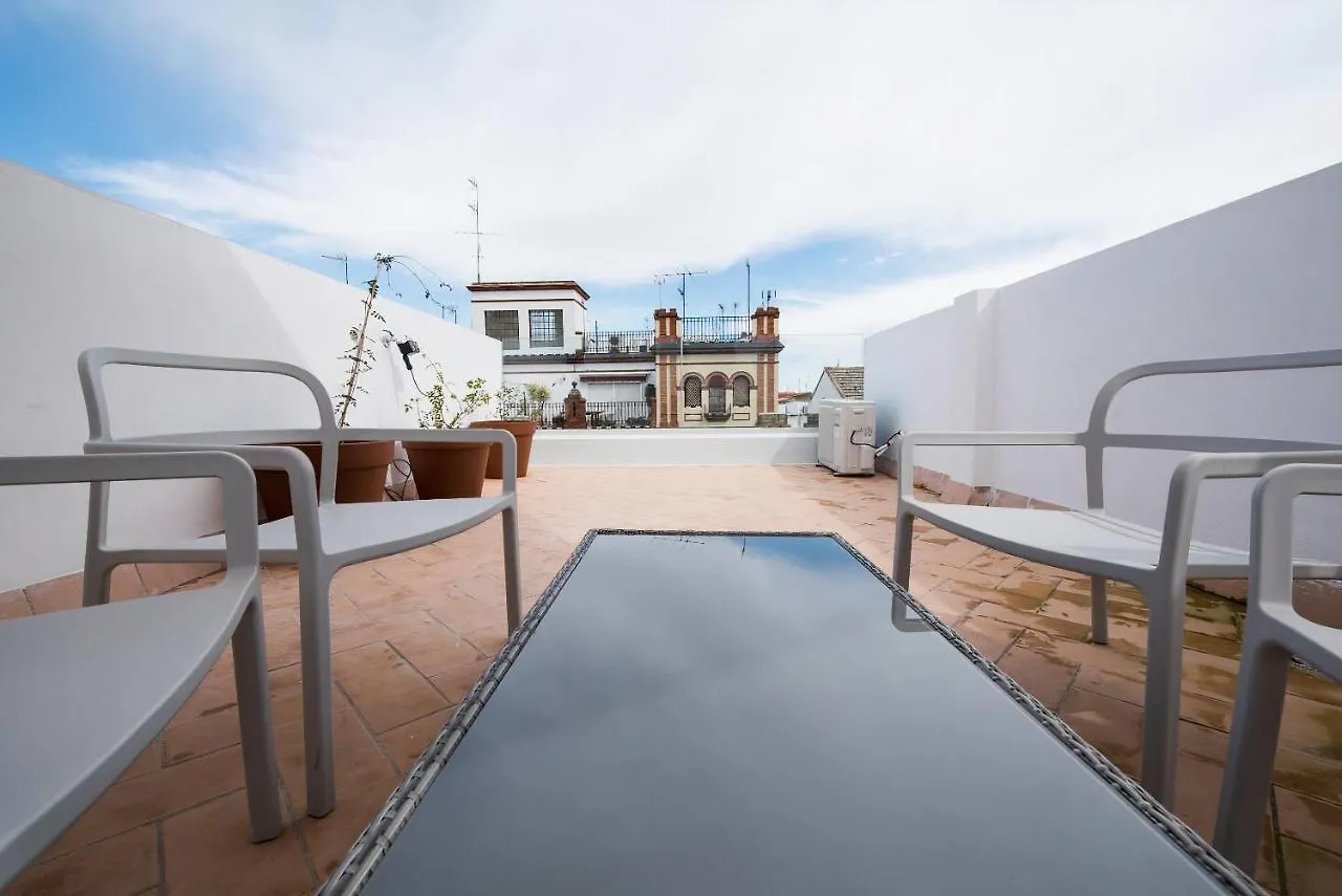 Апартаменты Pop Art Feria Luminoso Duplex Con Terraza Privada Севилья